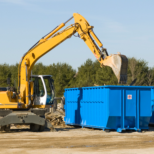 can i choose the location where the residential dumpster will be placed in Clinton Minnesota